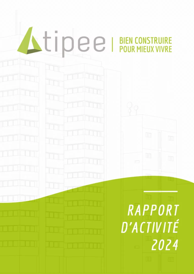 Première de couverture du rapport d’activité 2024 de Tipee