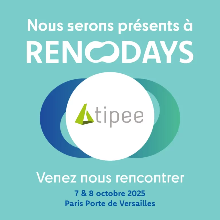 Publication LinkedIn de Tipee pour le salon Renodays 2025